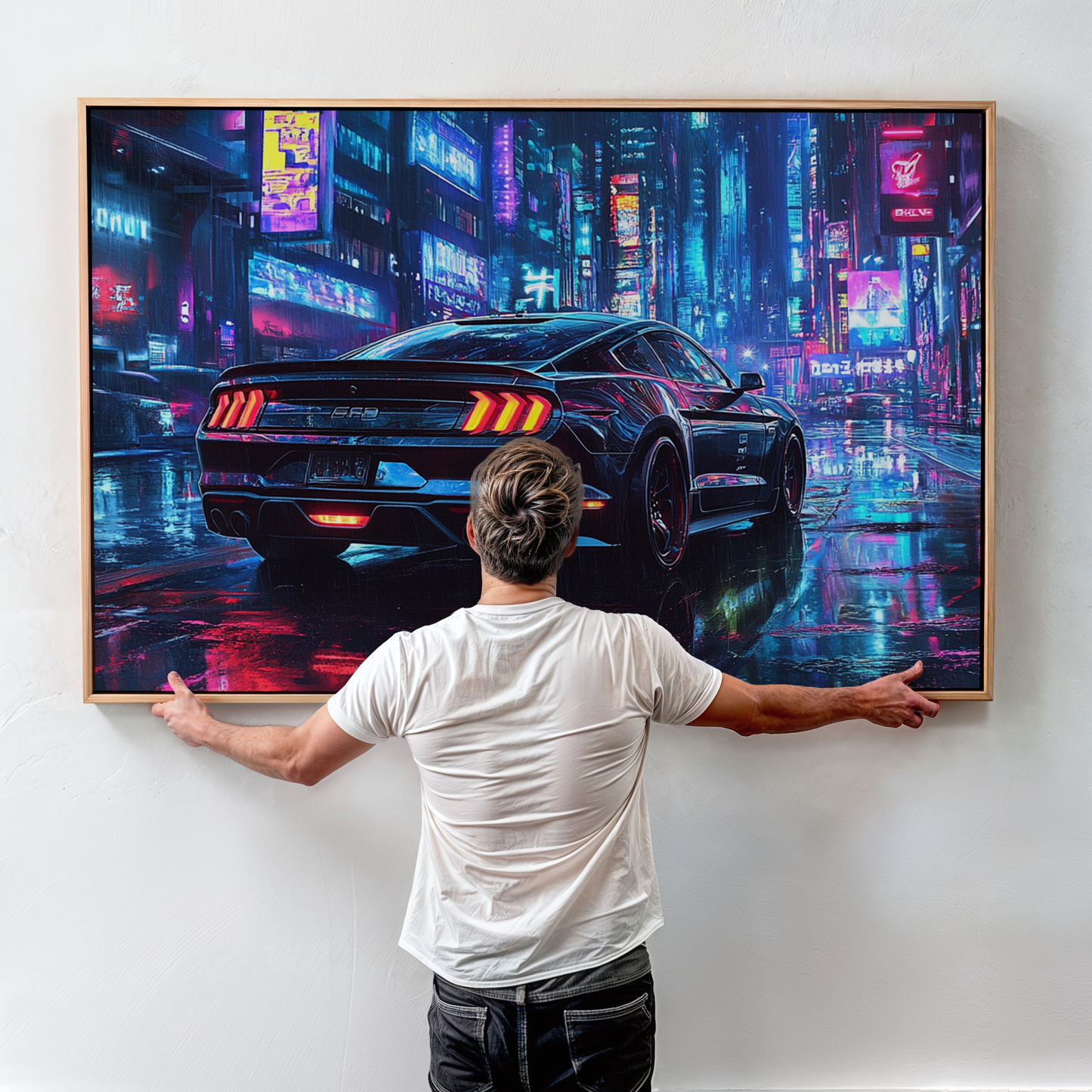 MUSTANG CANVAS ART