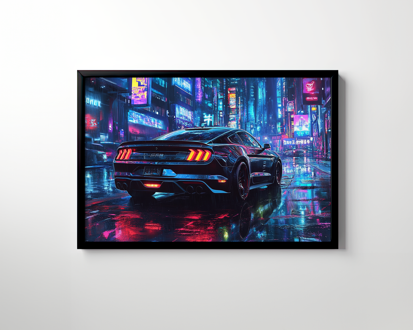 MUSTANG CANVAS ART