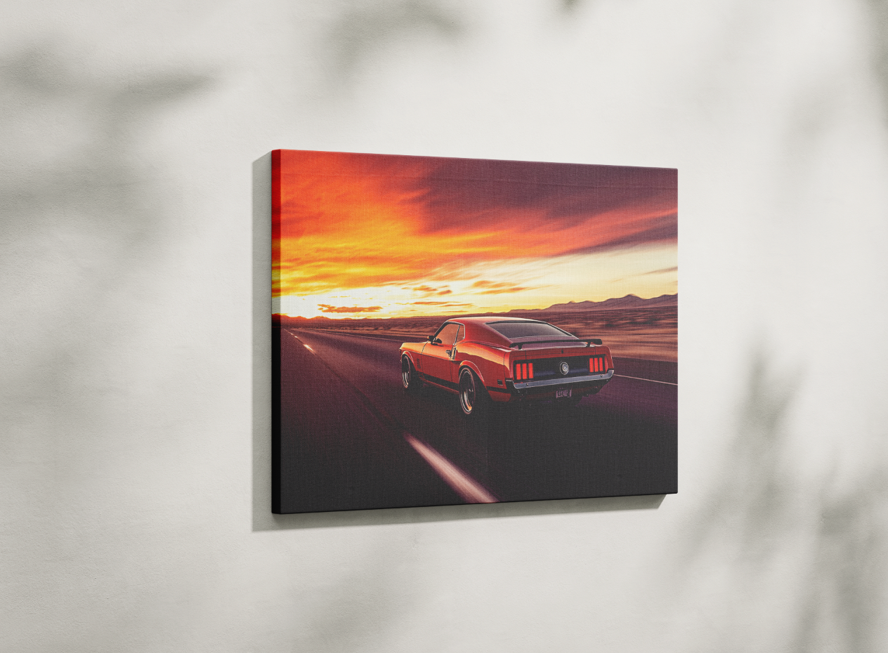 MUSTANG CANVAS ART