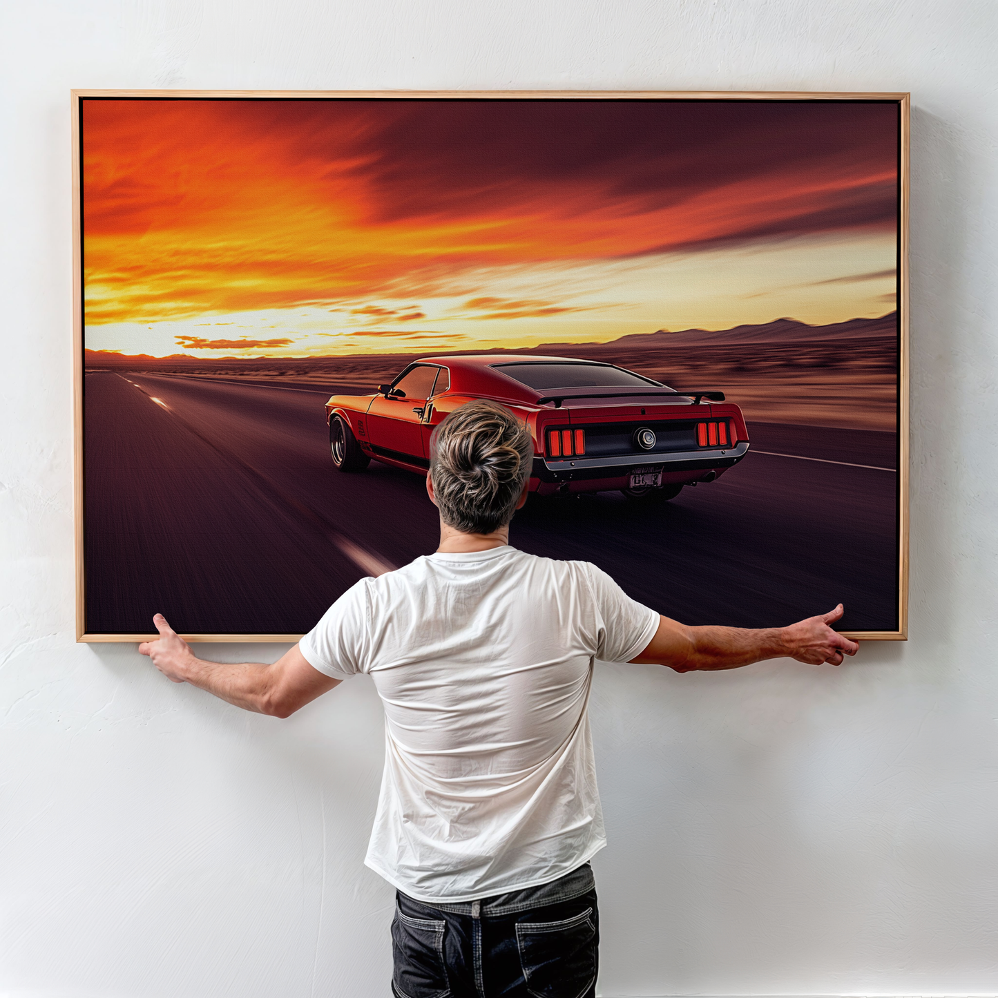 MUSTANG CANVAS ART