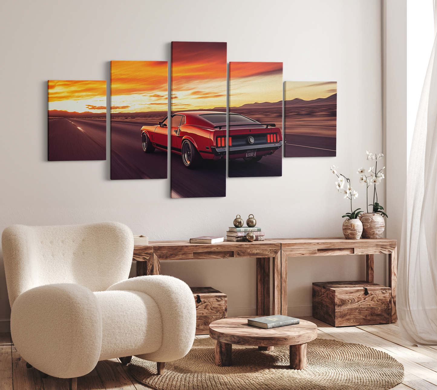 MUSTANG CANVAS ART