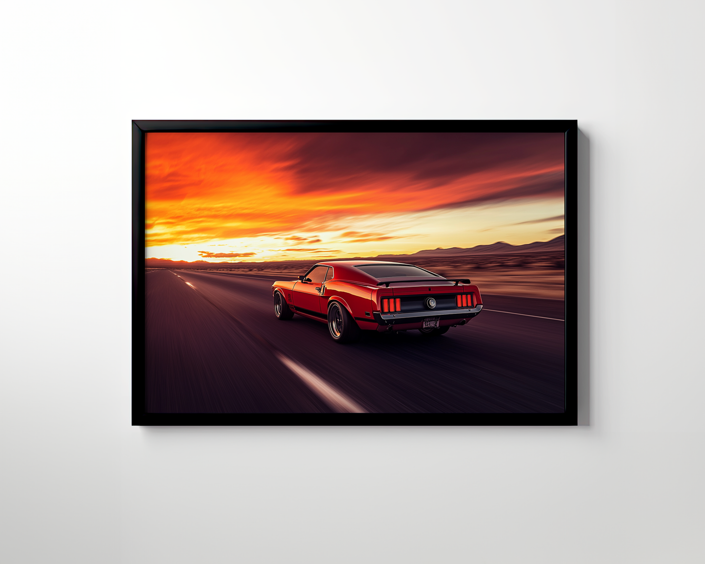 MUSTANG CANVAS ART