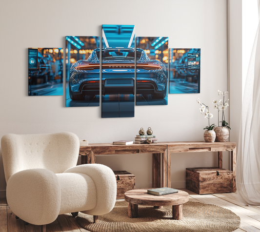 PORSCHE CAR WALL ART