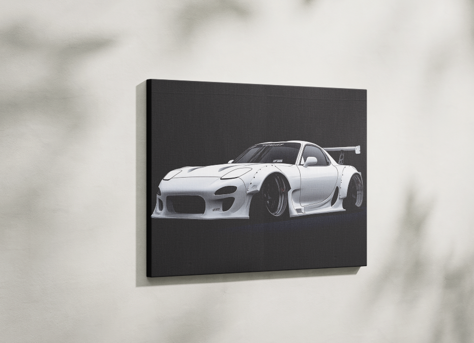 RX7 CANVAS WALL ART