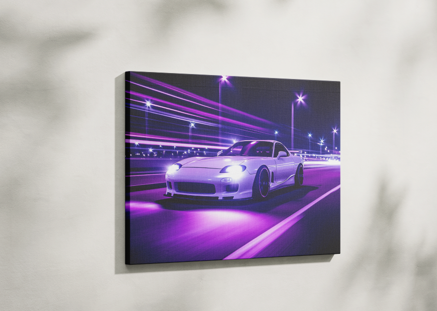 RX7 CANVAS WALL ART