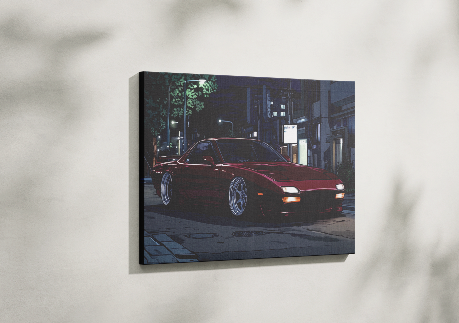 RX7 CANVAS WALL ART