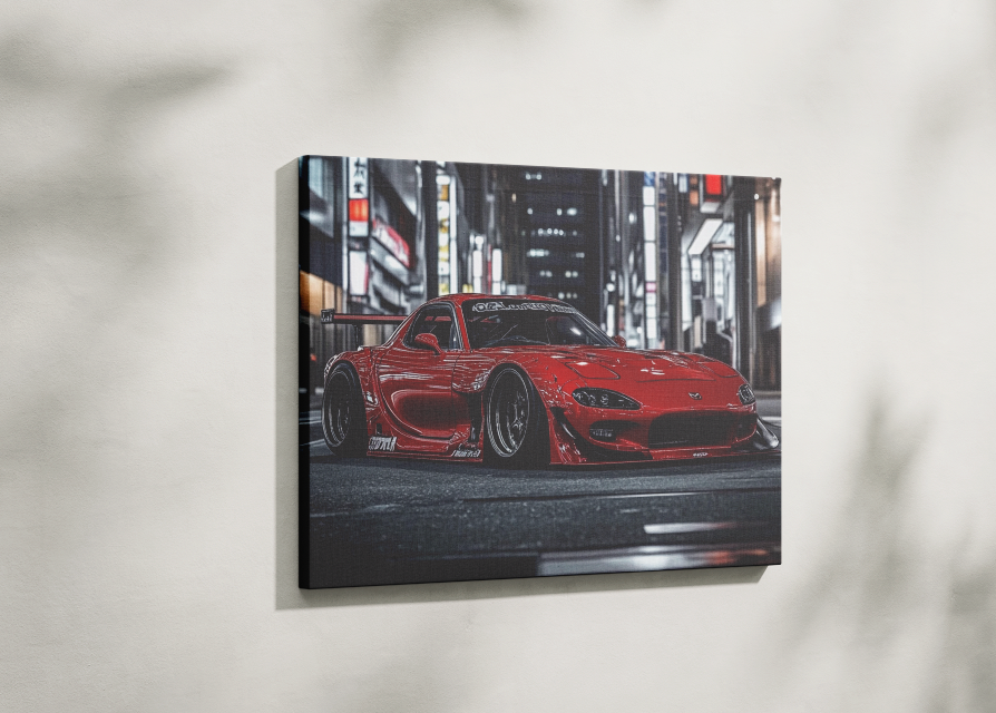 RX7 CANVAS WALL ART