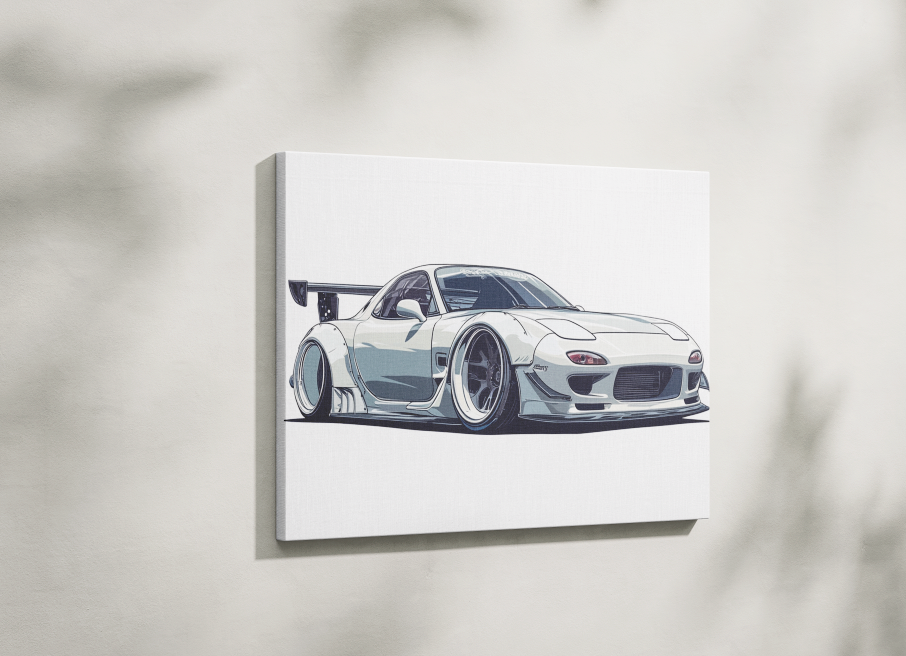 RX7 CANVAS WALL ART