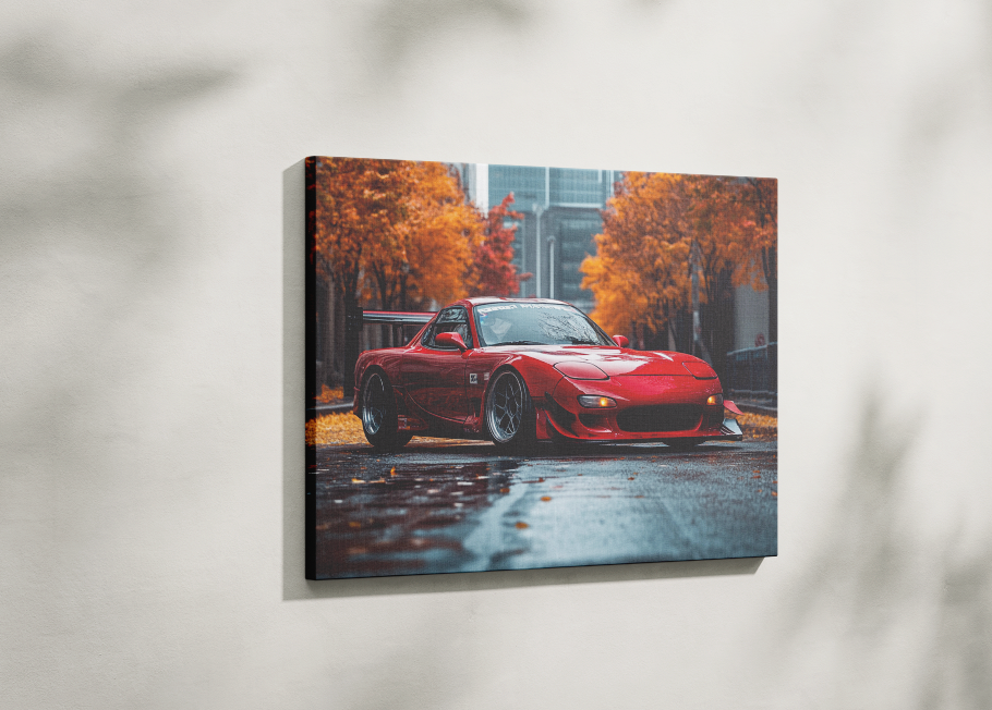 RX7 CANVAS WALL ART