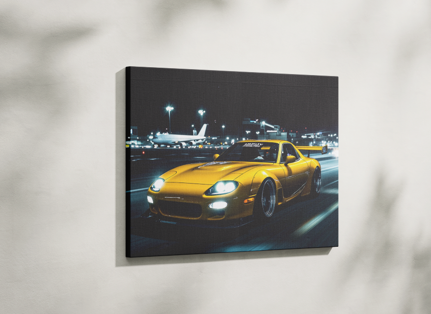 RX7 CANVAS WALL ART