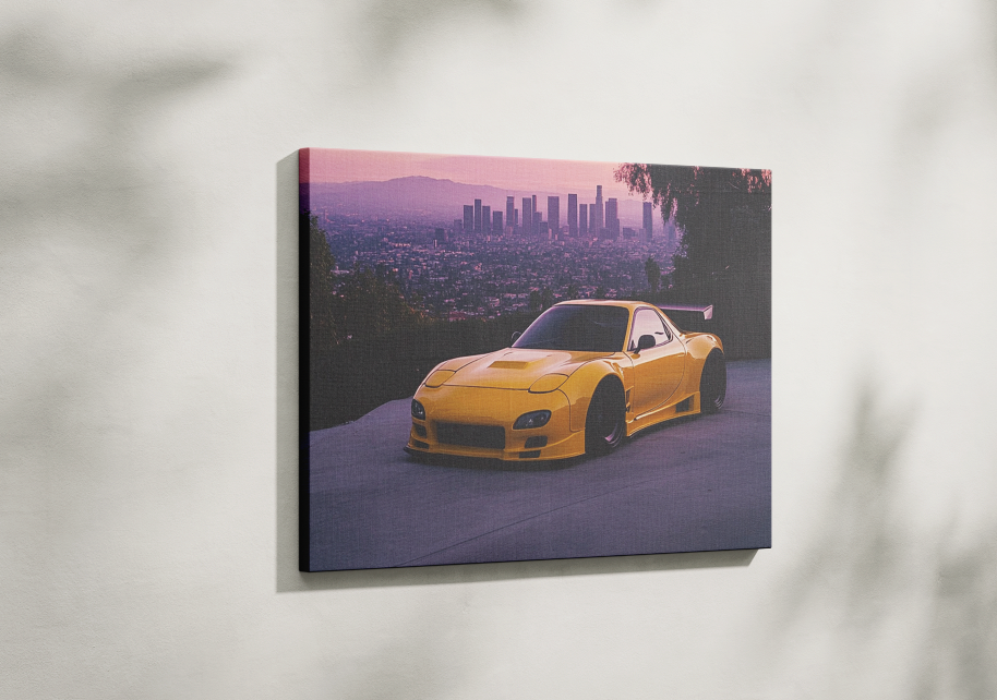 RX7 CANVAS WALL ART