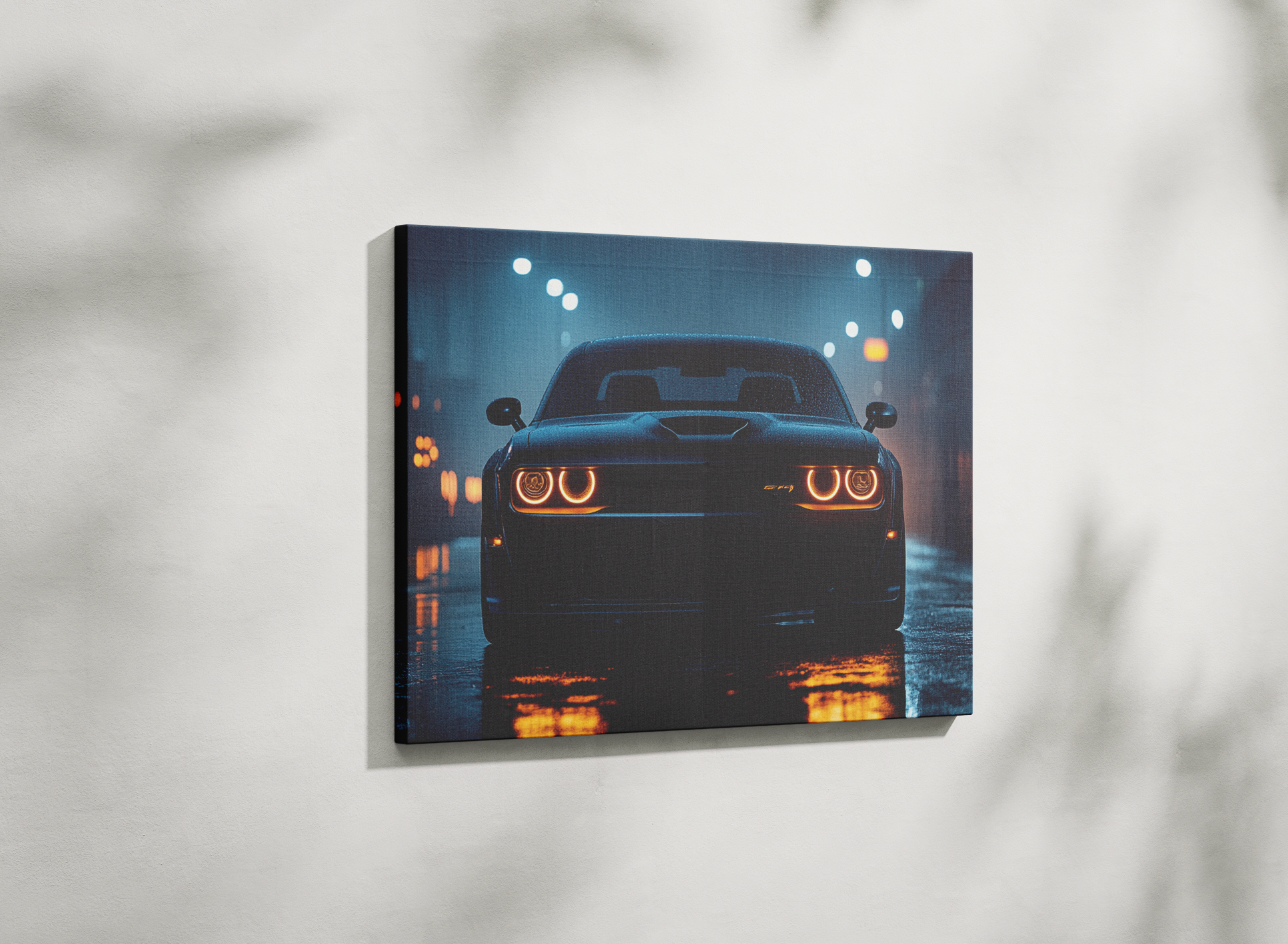 DODGE CHALLENGER CANVAS ART