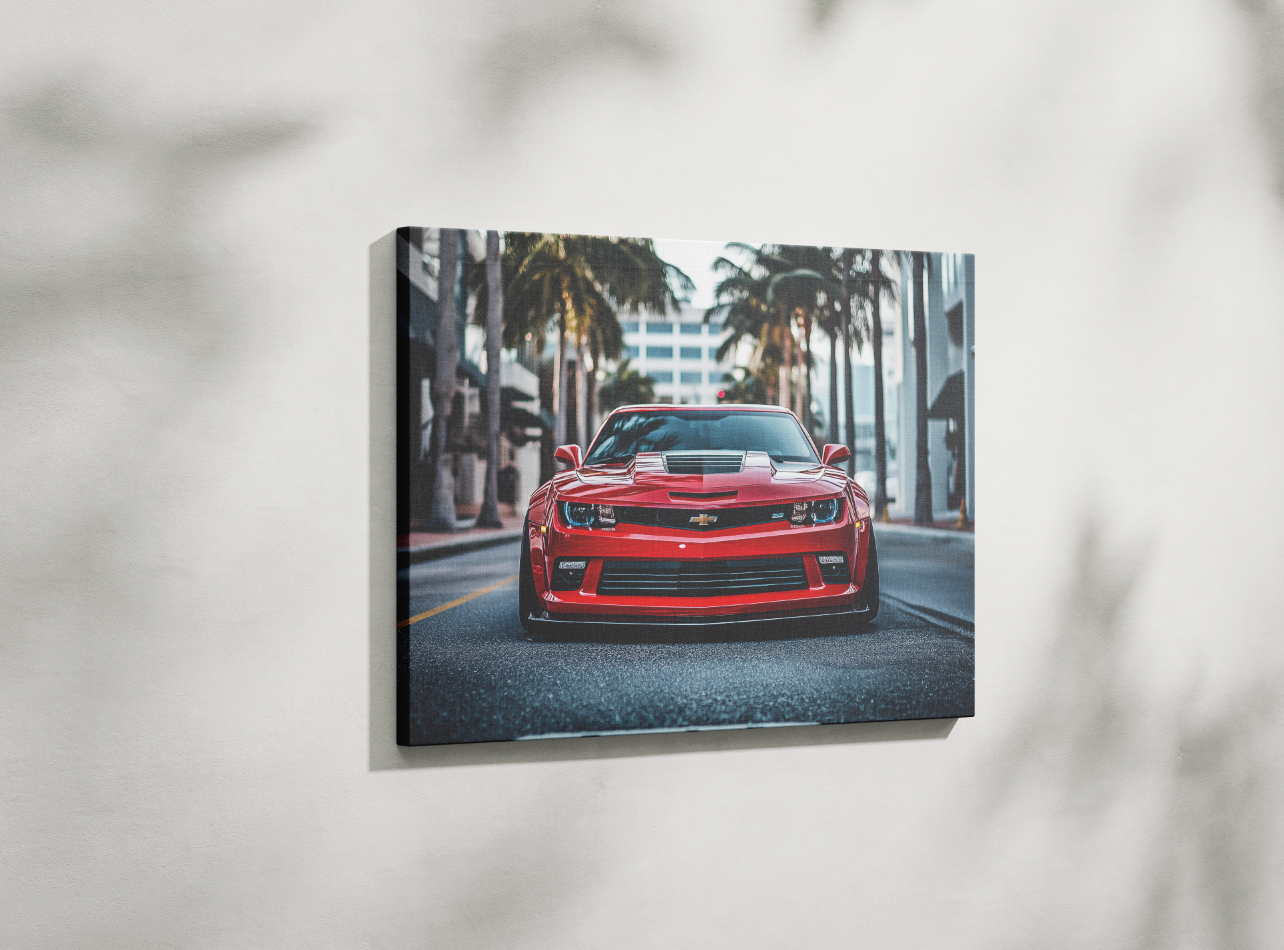 CAMARO CAR CANVAS ART