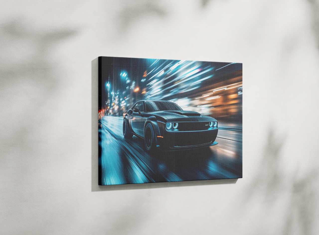 DODGE CHALLENGER CANVAS ART