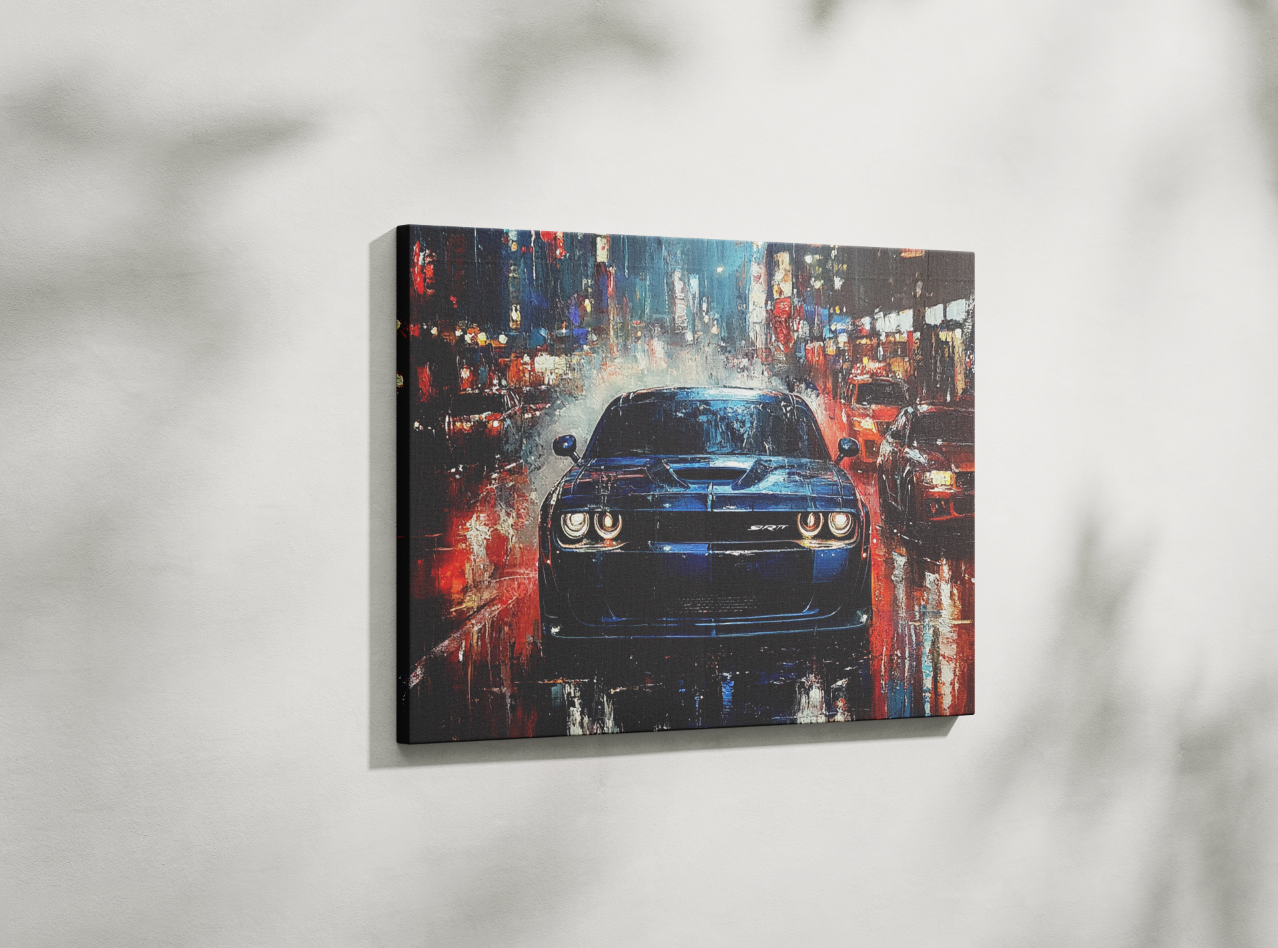 DODGE CHALLENGER CANVAS ART