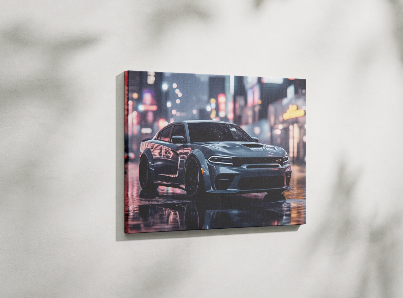 DODGE CHARGER CANVAS ART