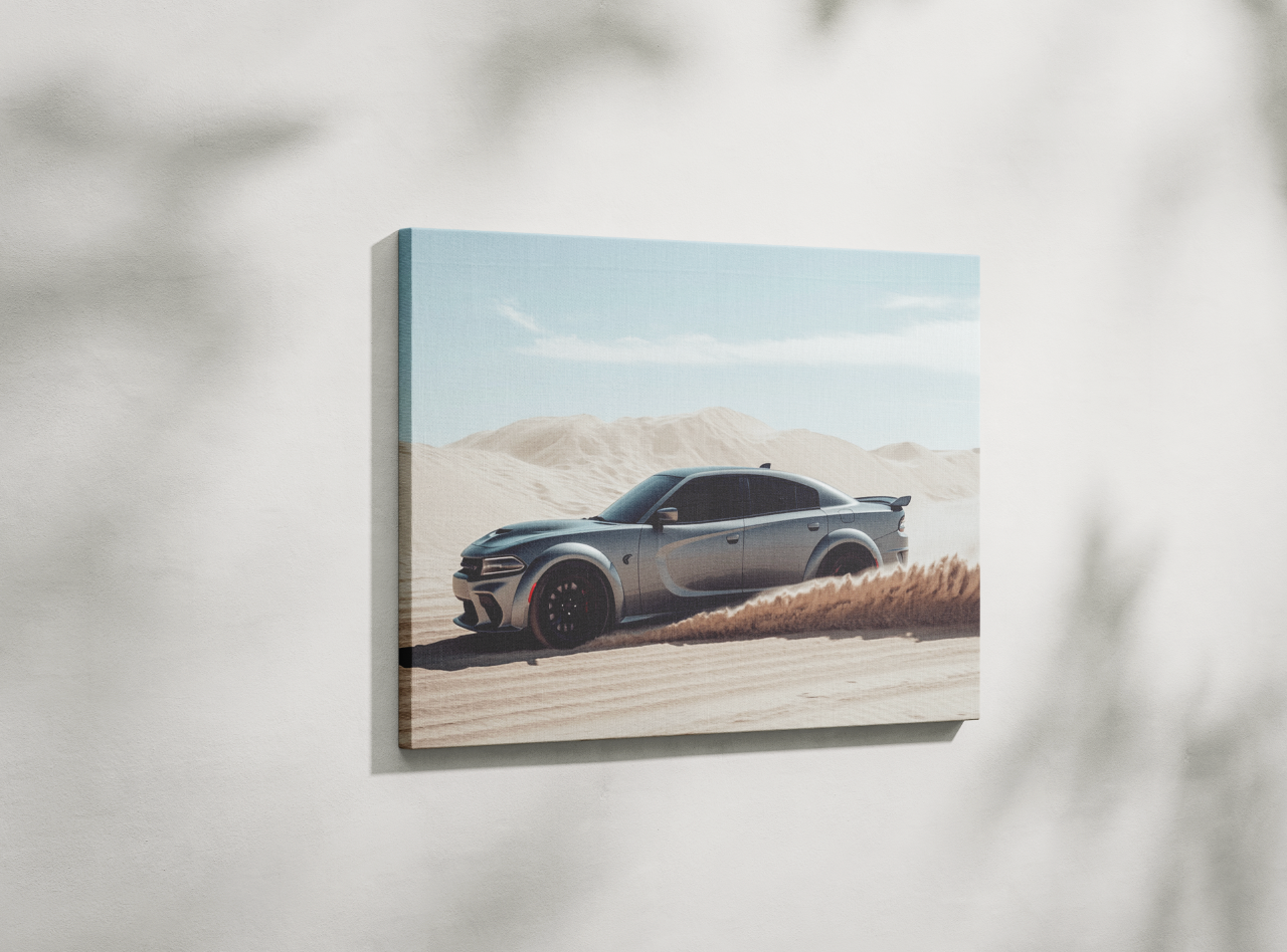 DODGE CHARGER CANVAS ART