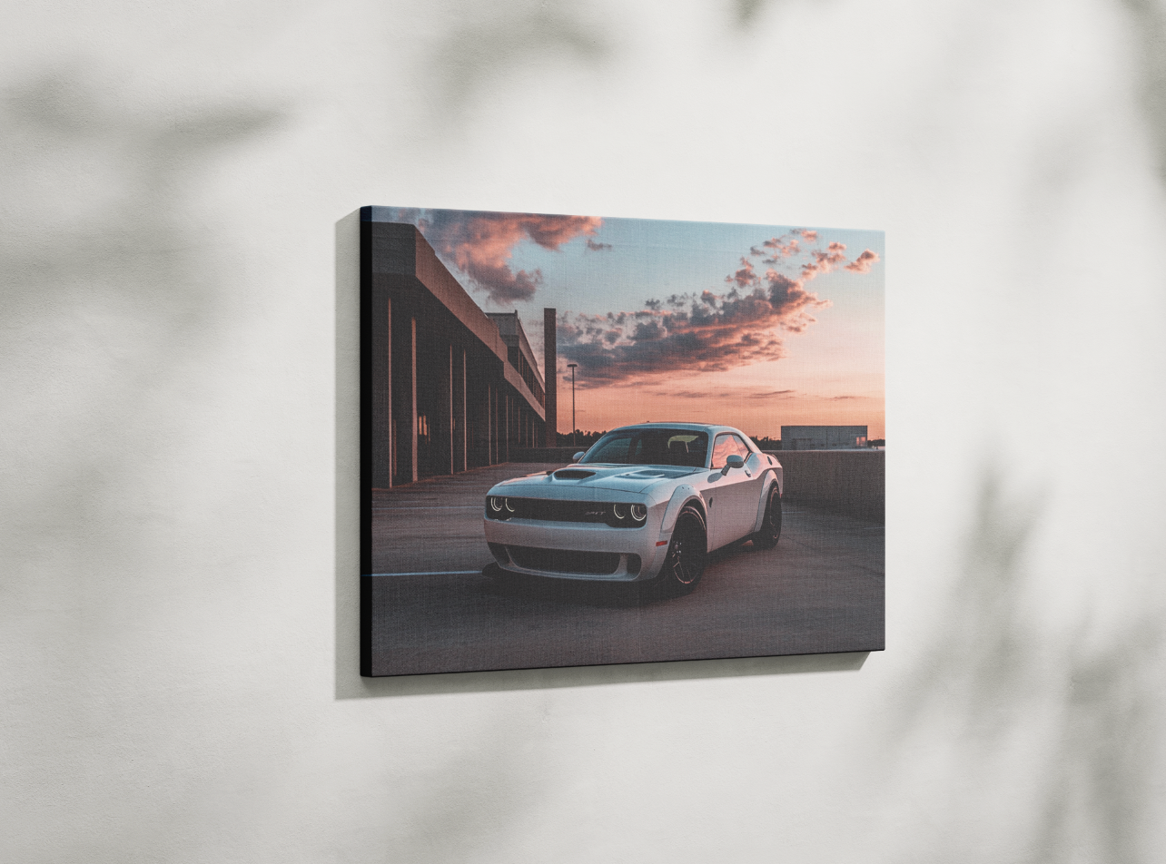 DODGE CHALLENGER CANVAS ART