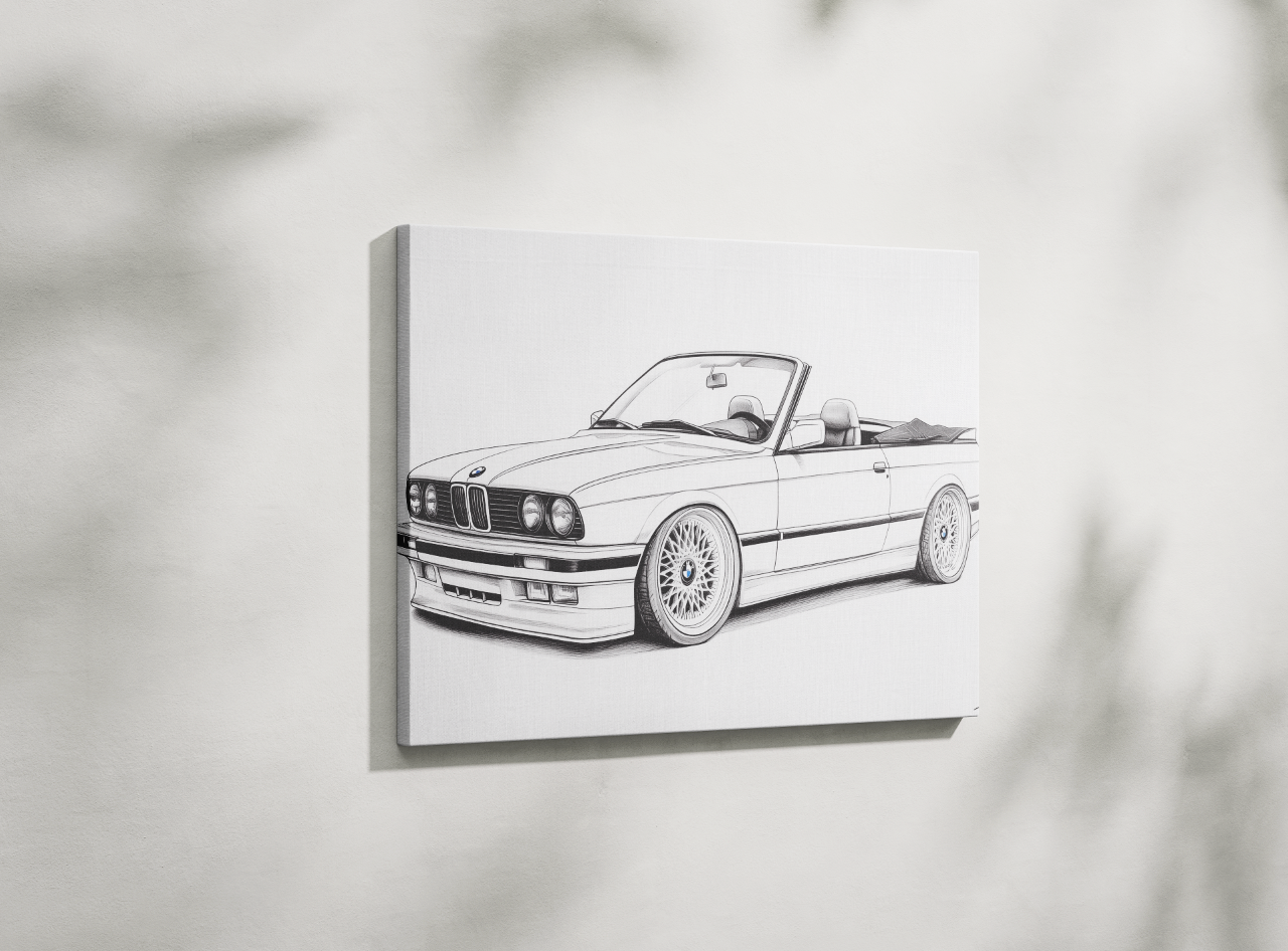 BMW CANVAS ART