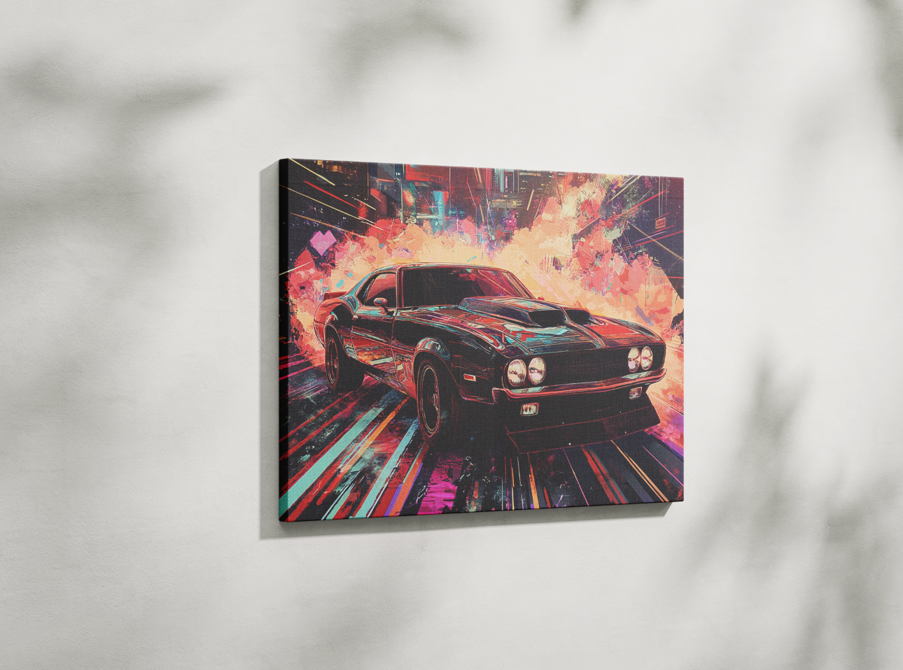 CAMARO CAR CANVAS ART