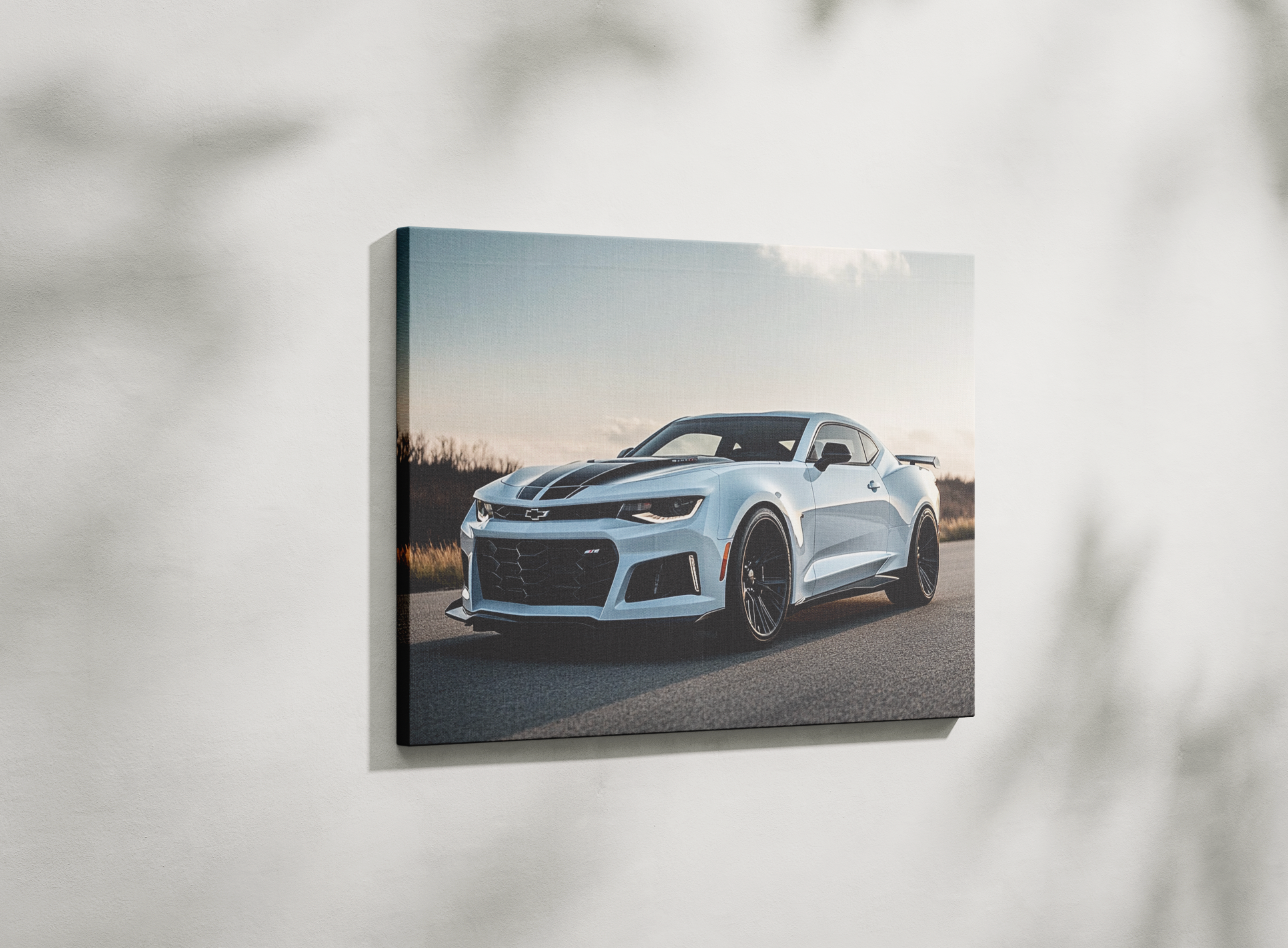 CAMARO CAR CANVAS ART