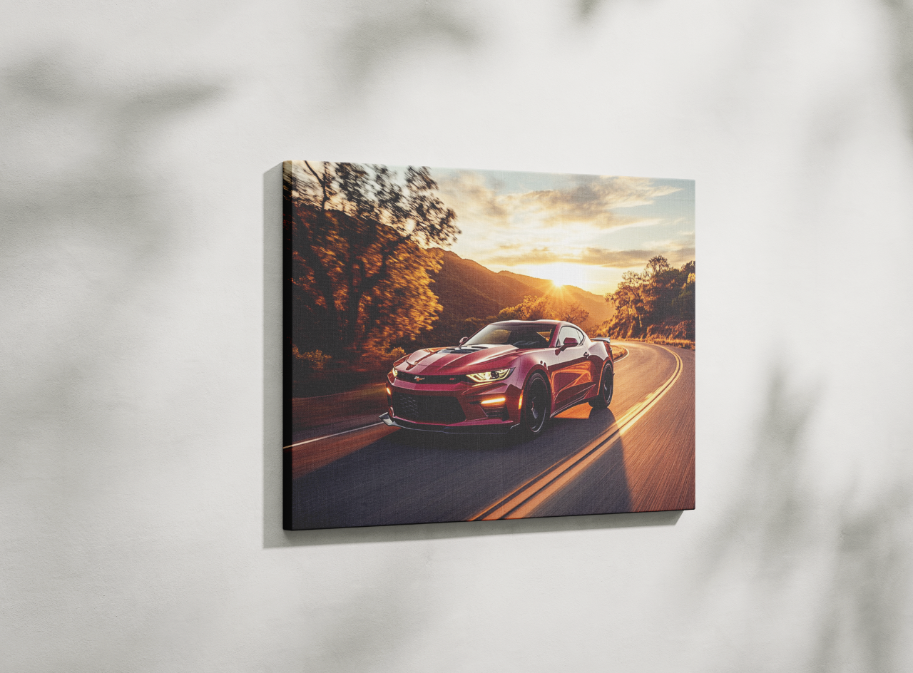 CAMARO CAR CANVAS ART