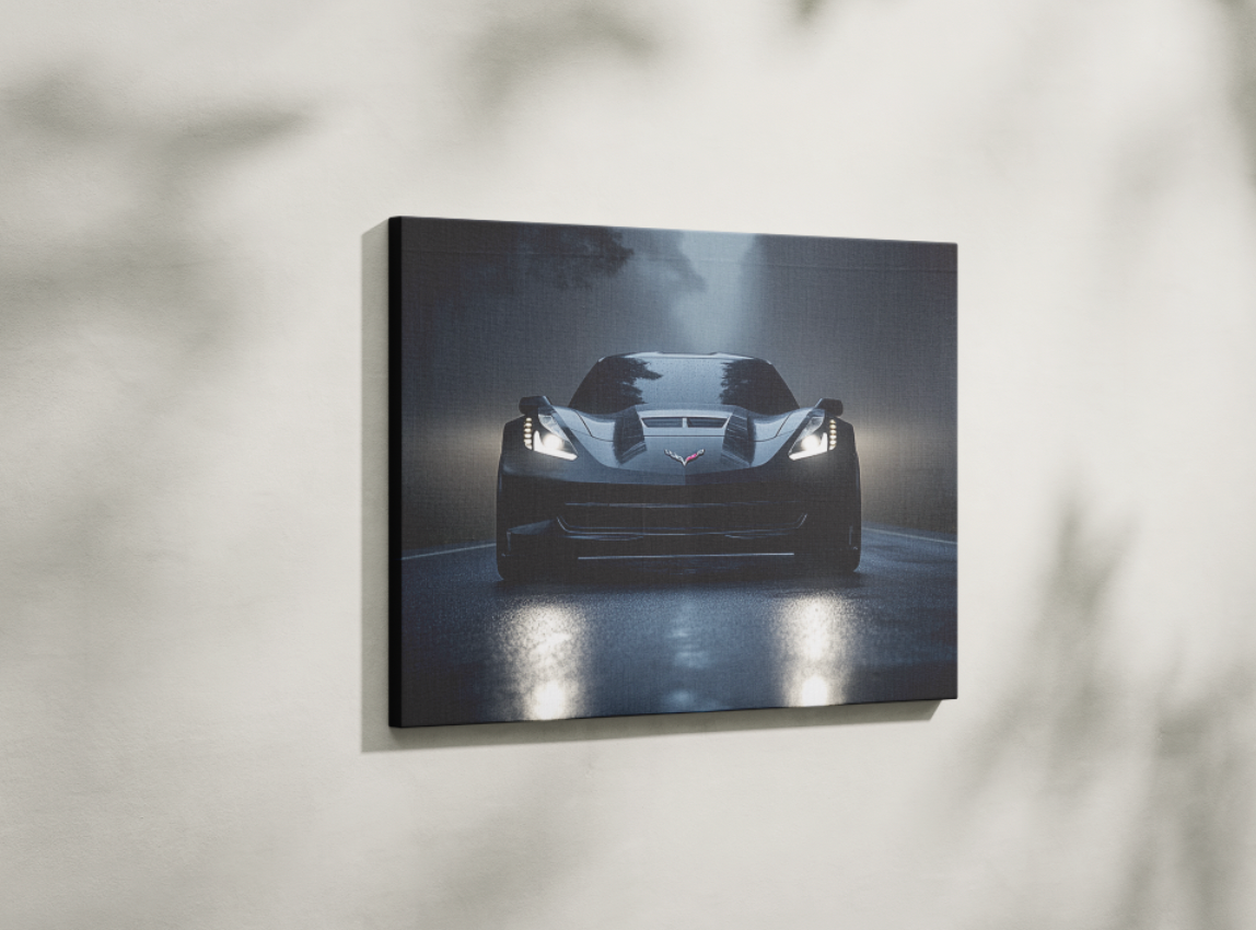 CORVETTE CANVAS ART