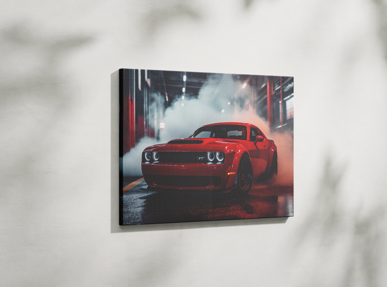 DODGE CHALLENGER CANVAS ART