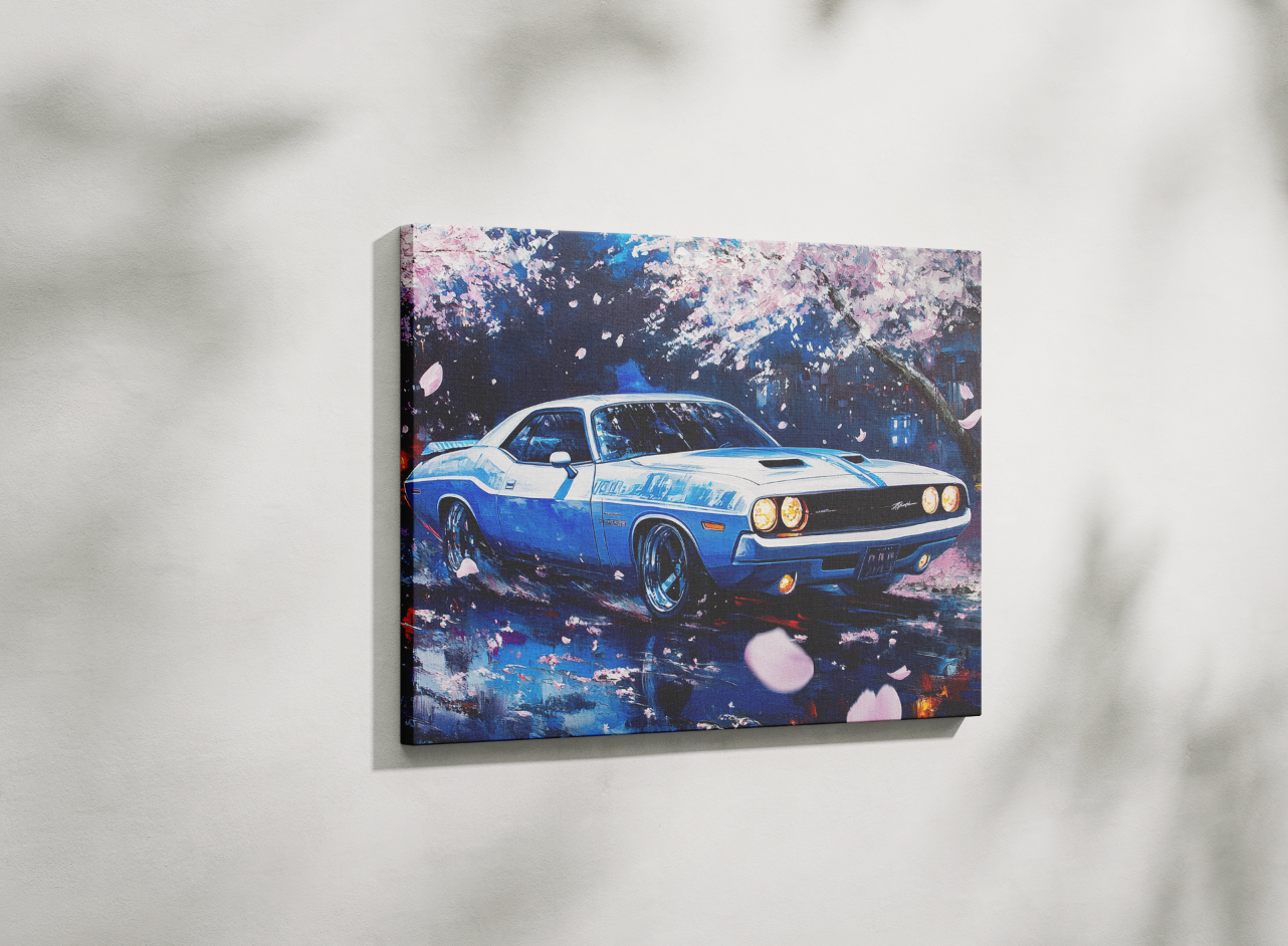 DODGE CHALLENGER CANVAS ART