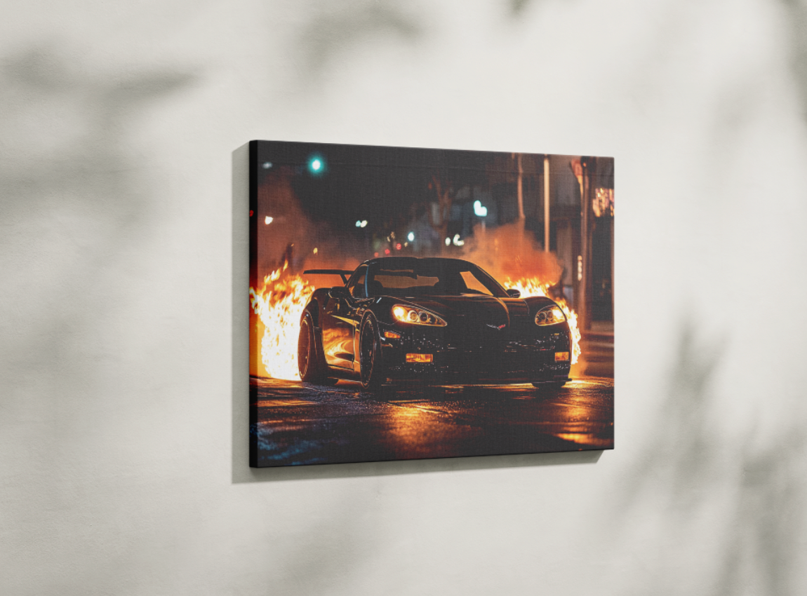 CORVETTE CANVAS ART