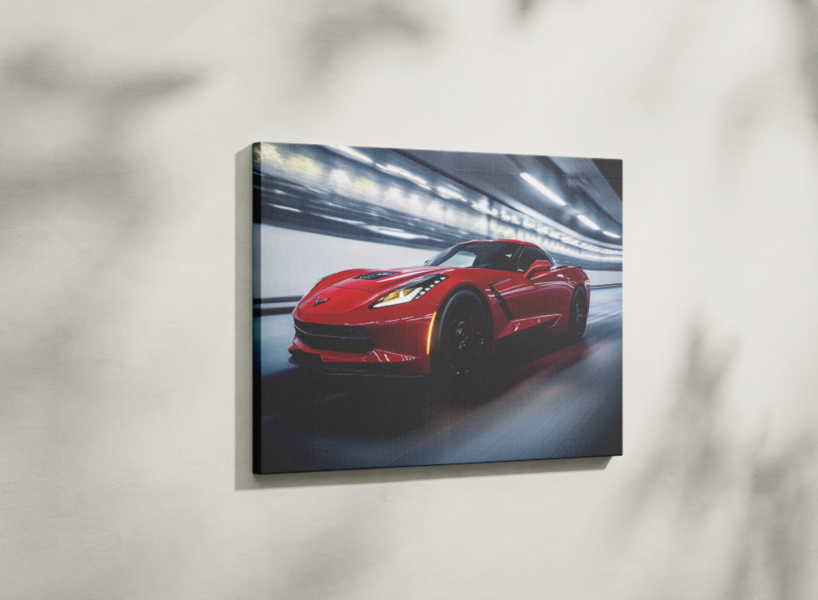 CORVETTE CANVAS ART