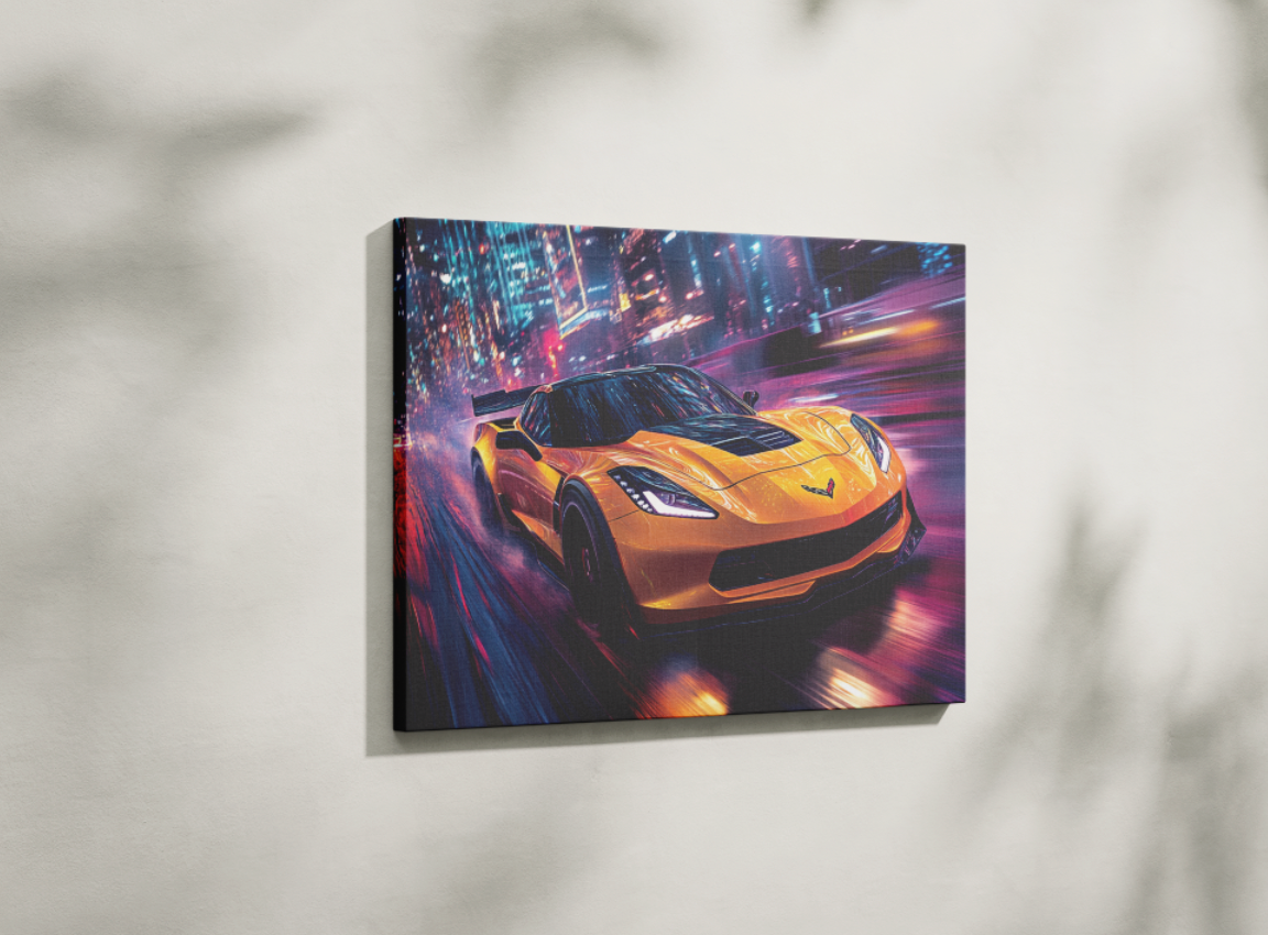 CORVETTE CANVAS ART