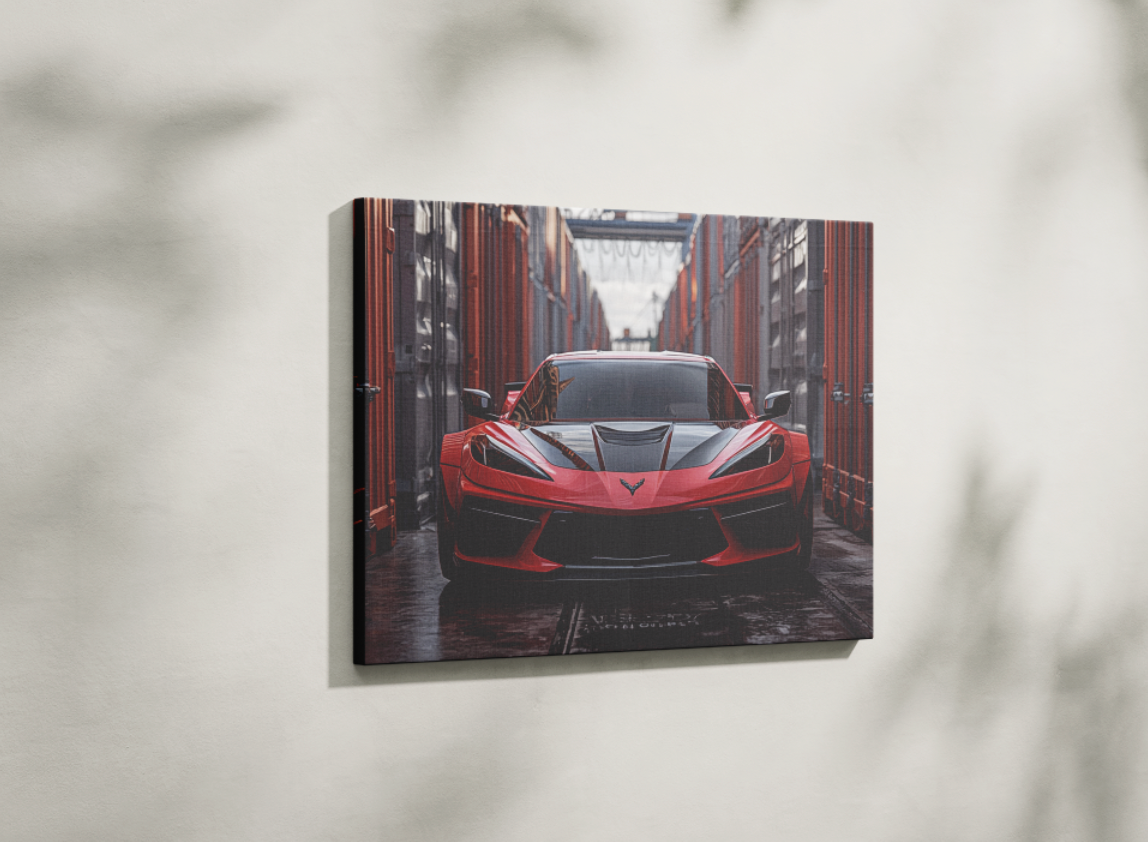 CORVETTE CANVAS ART