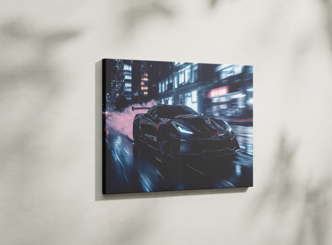 CORVETTE CANVAS ART