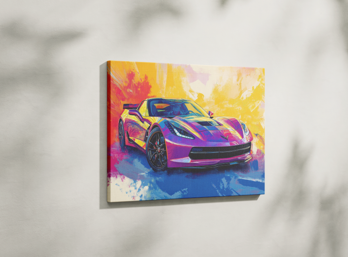 CORVETTE CANVAS ART