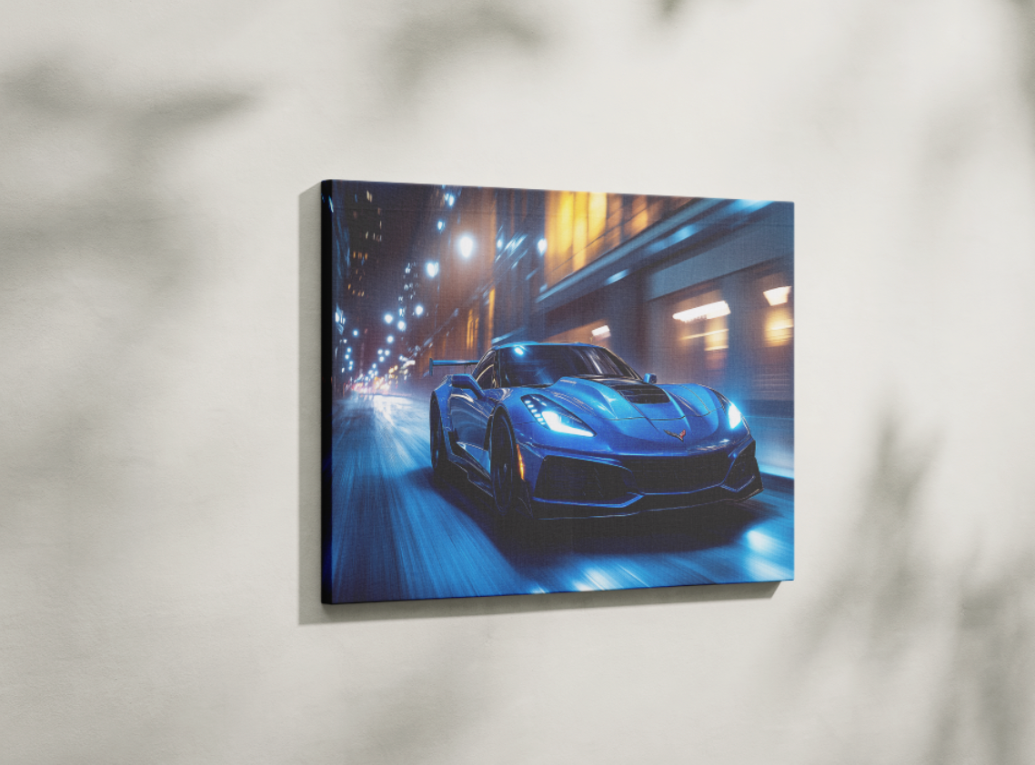 CORVETTE CANVAS ART