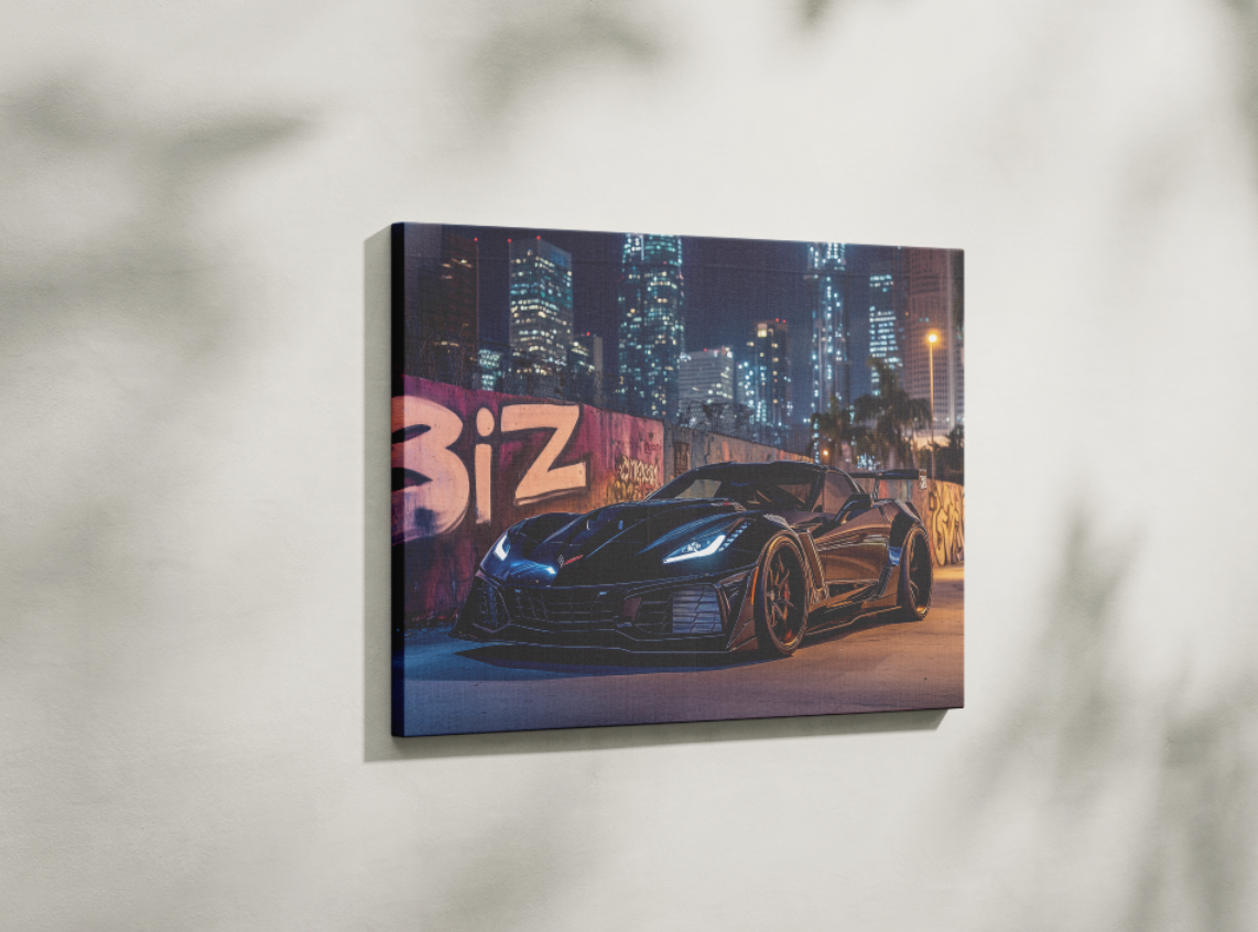 CORVETTE CANVAS ART