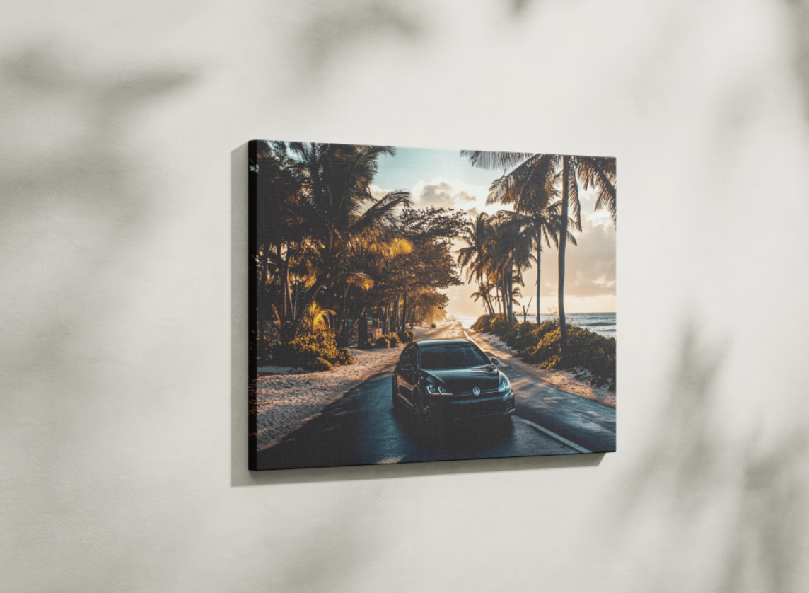 VOLKSWAGEN GOLF CANVAS ART