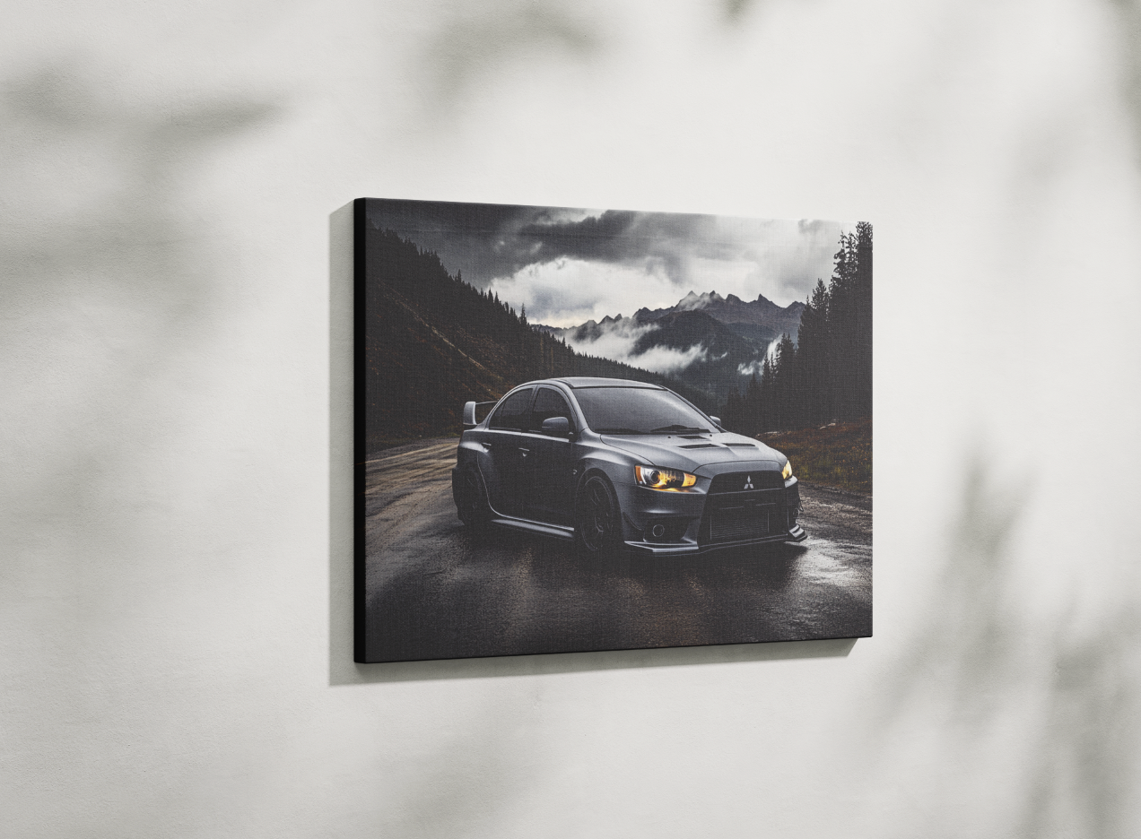 EVO LANCER CANVAS ART