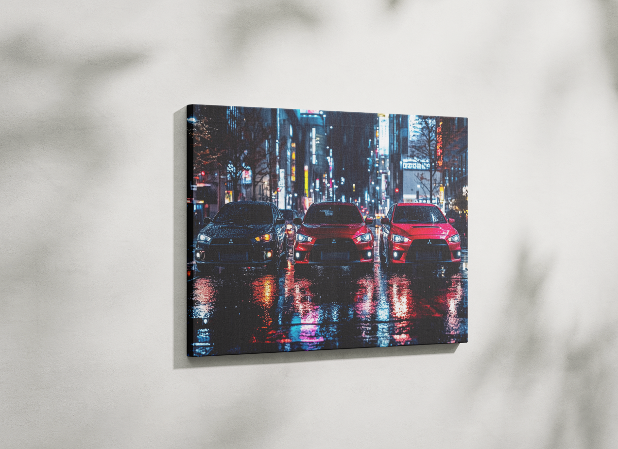 EVO LANCER CANVAS ART