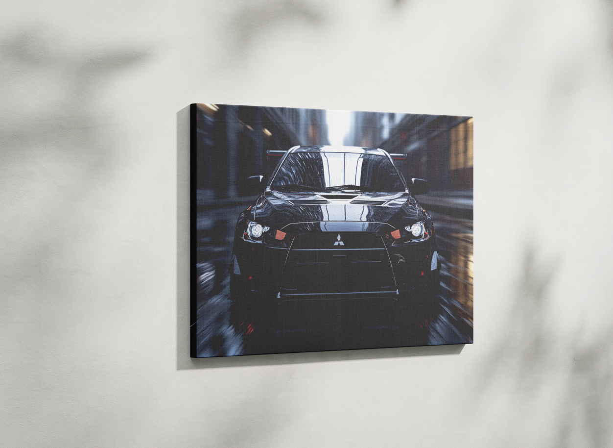 EVO LANCER CANVAS ART