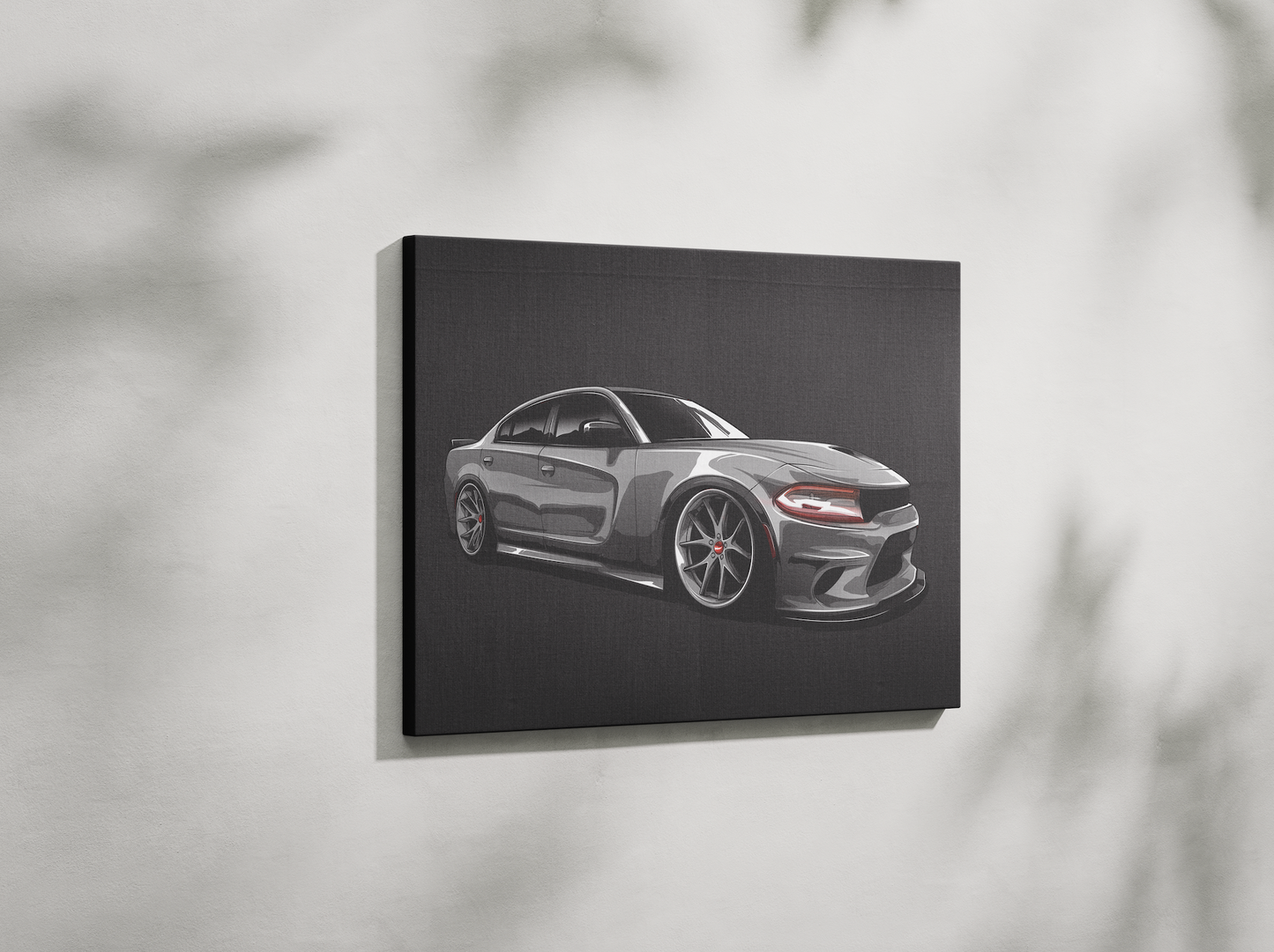 DODGE CHARGER CANVAS ART