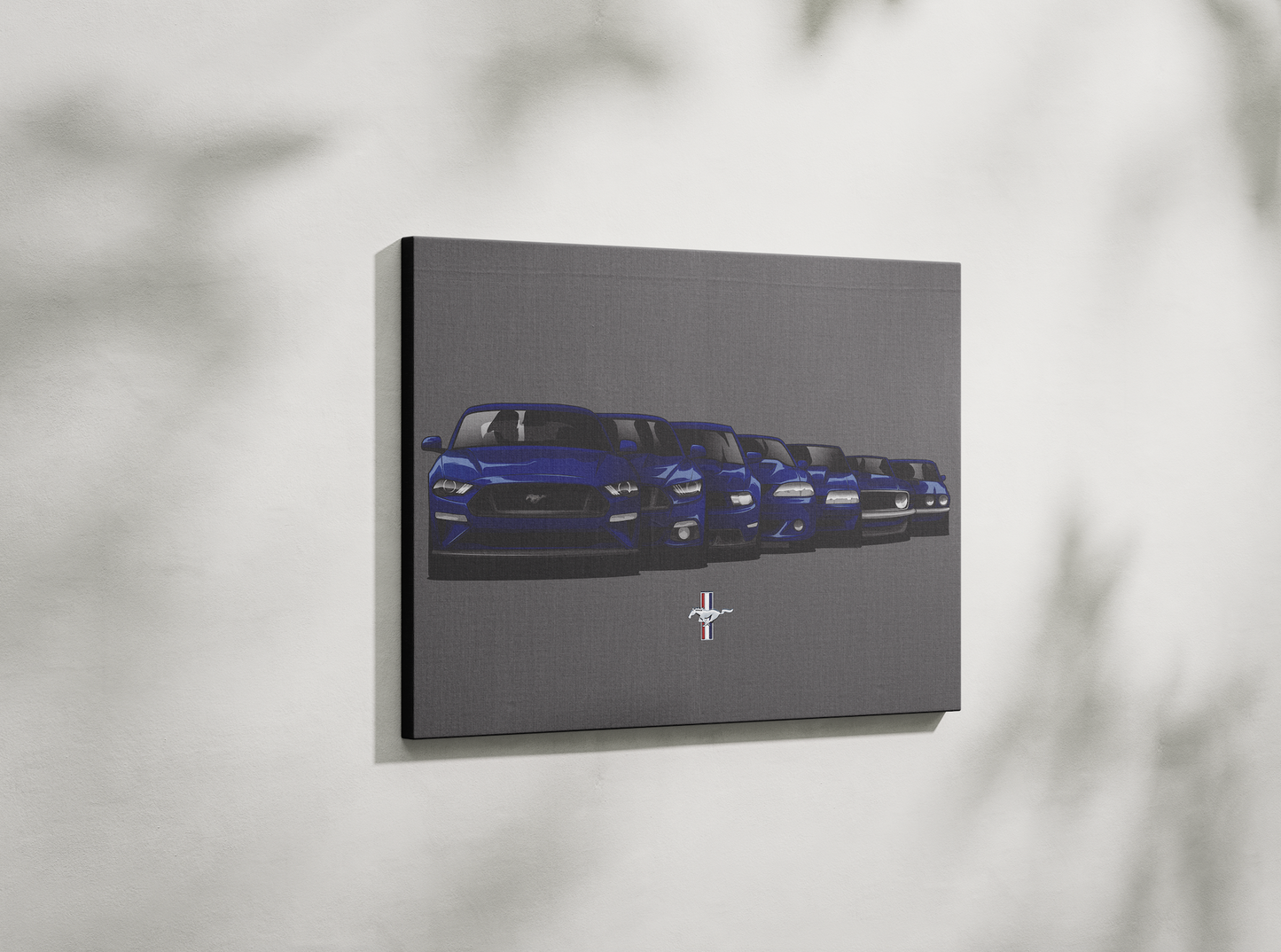 MUSTANG GENERATION CANVAS ART