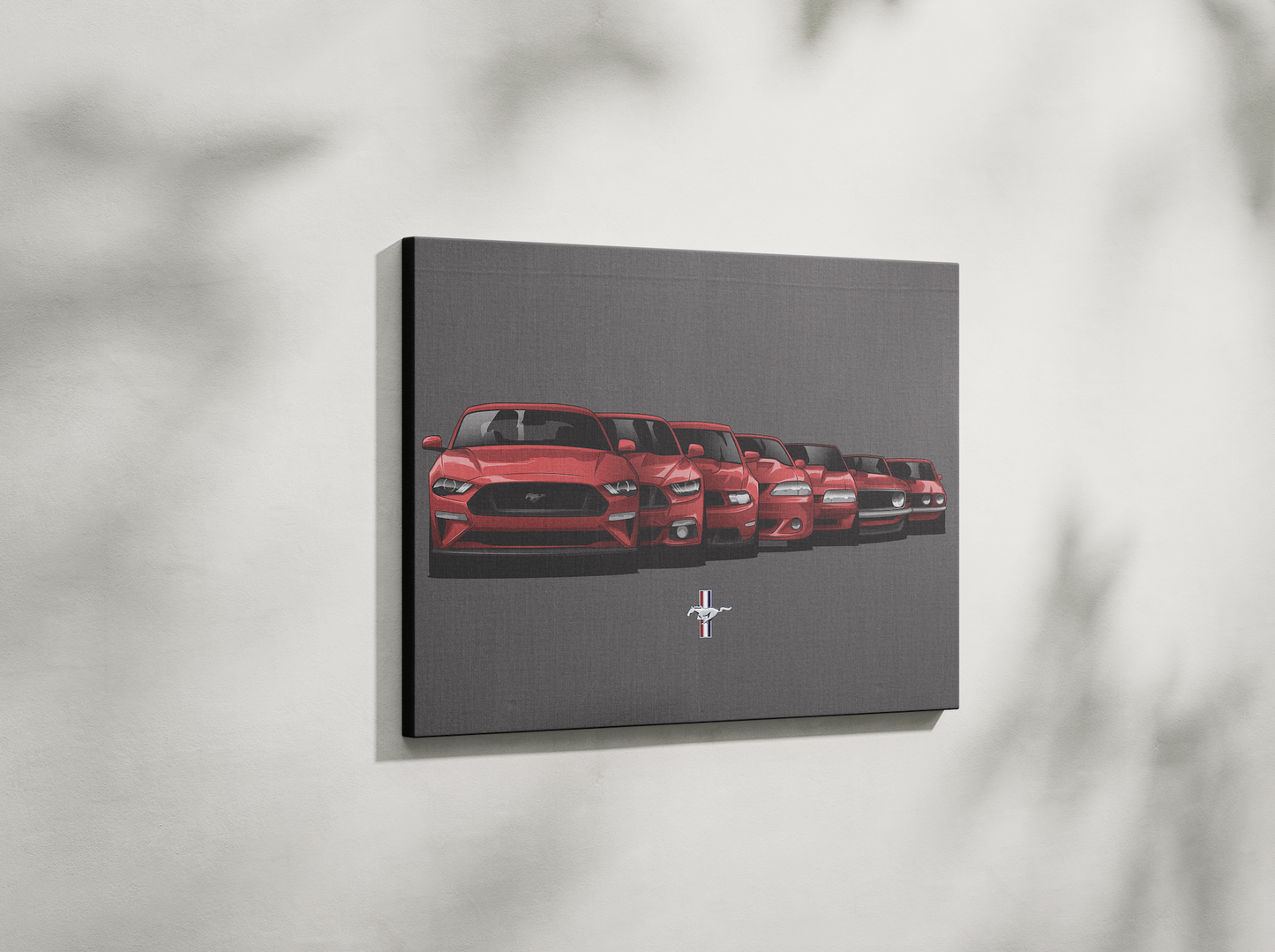 MUSTANG GENERATION CANVAS ART