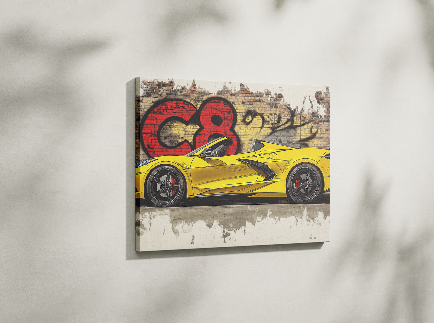 CORVETTE CANVAS ART