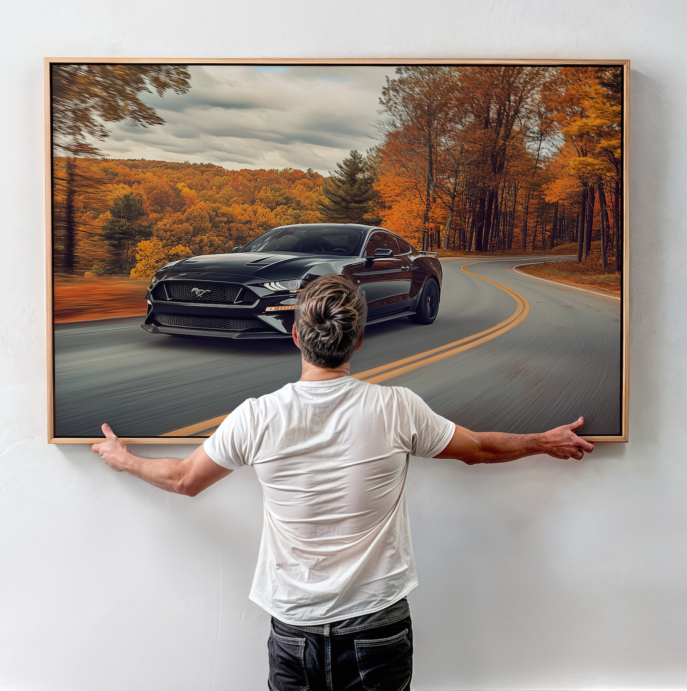 MUSTANG CANVAS ART