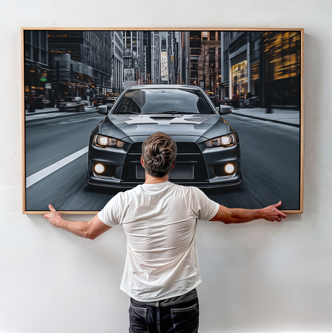 EVO LANCER CANVAS ART