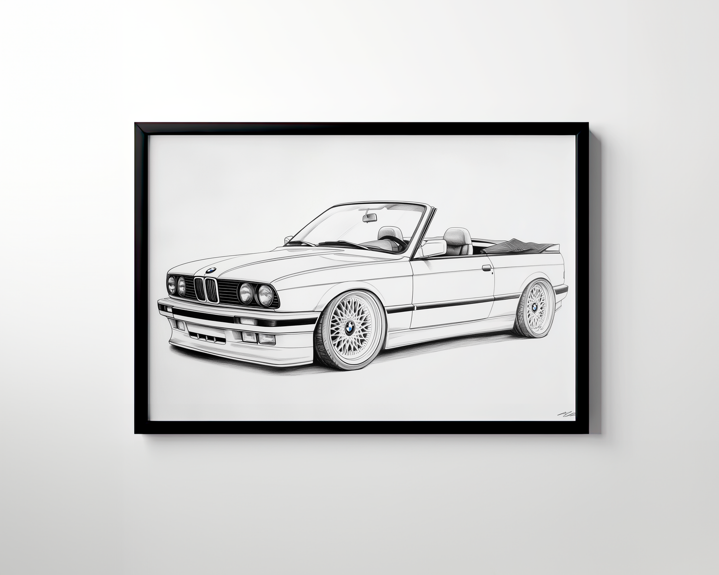 BMW CANVAS ART