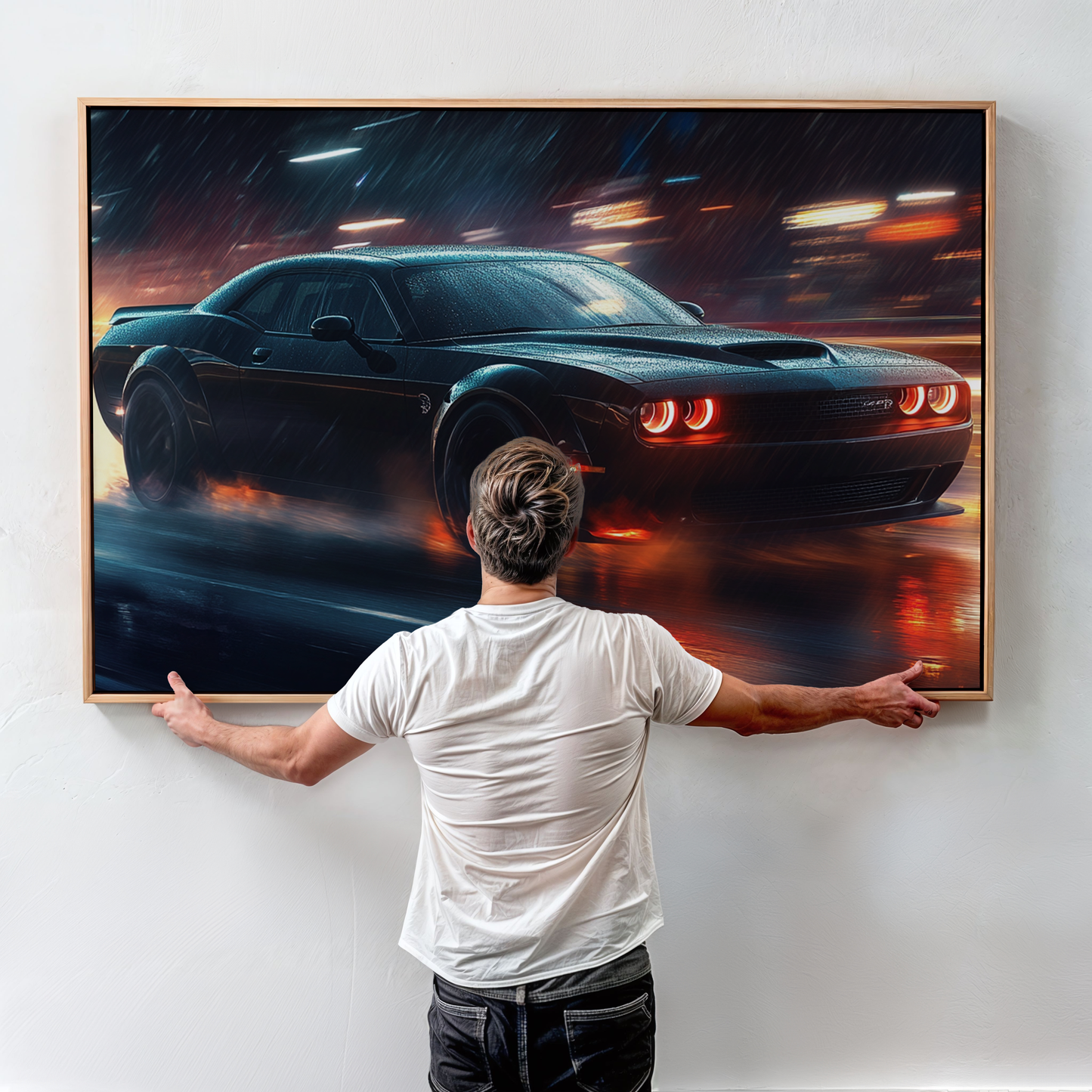 DODGE CHALLENGER CANVAS ART