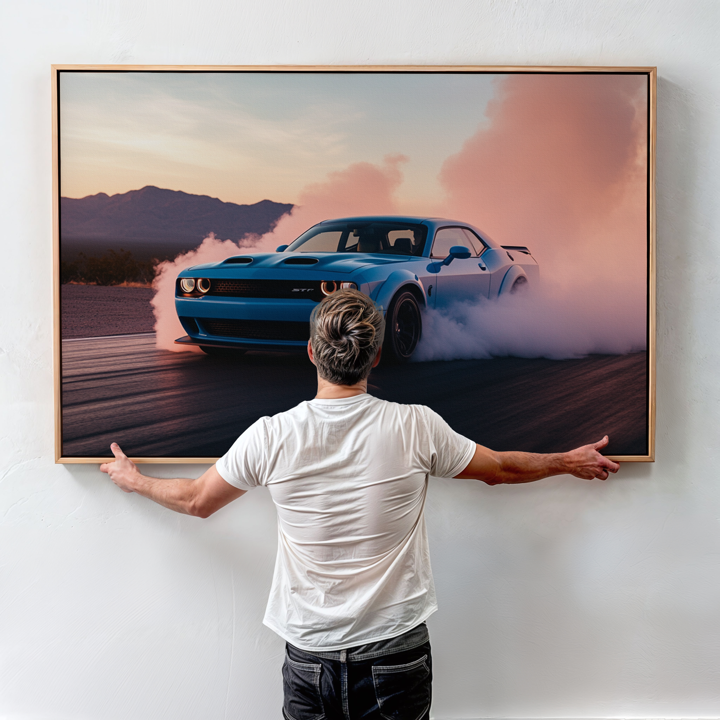 DODGE CHALLENGER CANVAS ART